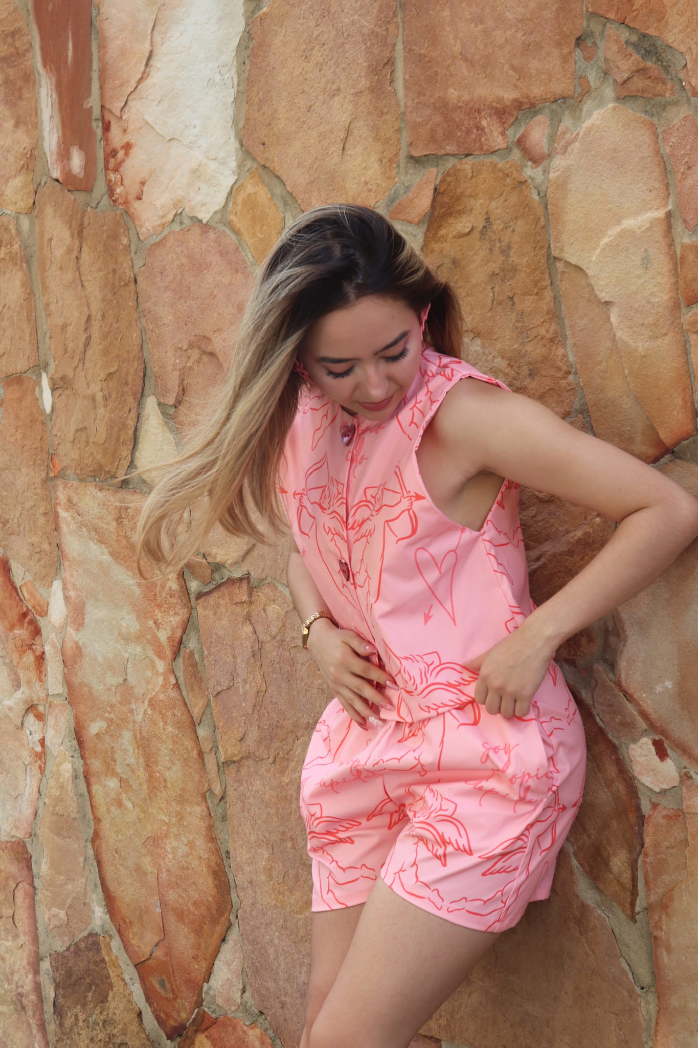 Set cupido rosa